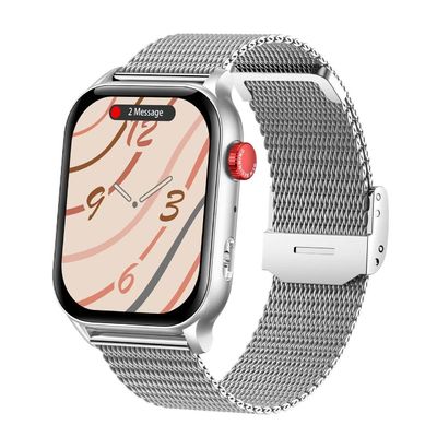 AI Assistente Voce Smart Watch di forma quadrata Monitoraggio della salute Smart Watch