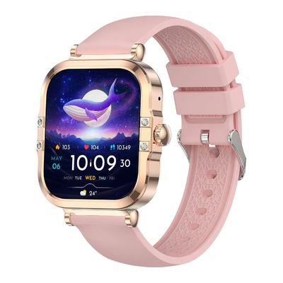 Wearable Smartwatch elegante Forma quadrata Resistenza all'acqua Lunga durata della batteria