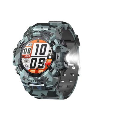 Un buon prezzo. Orologio intelligente di forma rotonda leggero di alta precisione resistente all'acqua orologio da fitness in linea
