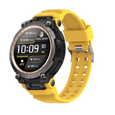 Un buon prezzo. Giallo Bluetooth chiamata Smart Watch Compasso Tracciamento del sonno Monitoraggio della frequenza cardiaca in linea