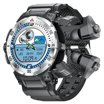 Un buon prezzo. Full Touch Screen TWS Smart Watch Vetro a prova di esplosione IP67 Fitness Watch impermeabile in linea