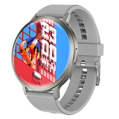 Forma circolare Display AMOLED Smart Watch Sensore della frequenza cardiaca E tema personalizzabile