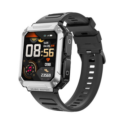 Un buon prezzo. T93 argento Smart Watch Headset TWS 4GB Memoria Wireless Bluetooth Call 1,96 pollici Sport Music in linea