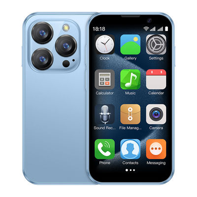 Mini Smartphone 3G con design in vetro Nami Meatal e supporto multilingue per l'accessibilità globale