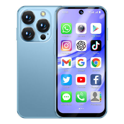 4G 3.88''MT6762 Dual SIM 5MP Camera WIFI FM Bluetooth Tipo-C Impressione digitale Android Mini Smartphone