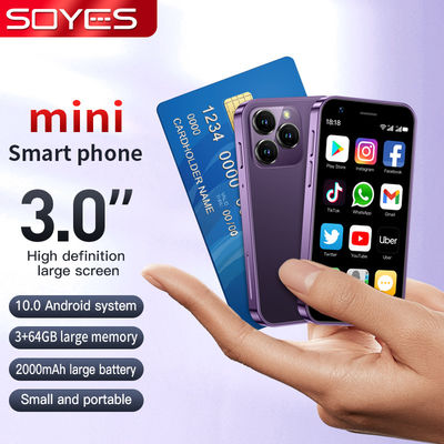 Un buon prezzo. Quad Core 4G Mini Smartphone 3+32GB XS16 Android 10.0 Smartphone con schermo da 3 pollici in linea