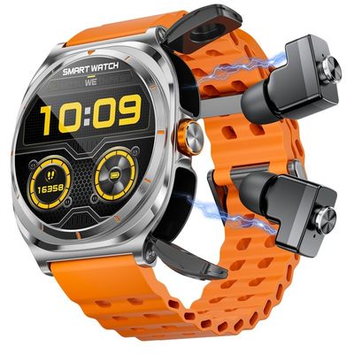 TWS Smart Watch Materiale PC in lega resistente IP67 impermeabile Full Touch Screen GT98