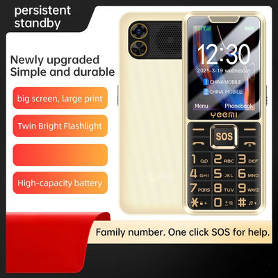 Un buon prezzo. Sbloccare robusto telefono cellulare anziano GSM 2G doppia scheda SOS Torcia 2500mAh batteria 2,4 pollici in linea