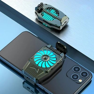 H15 Telefono cellulare Back-clip Air-cooled Game Cooler Turbo Hurricane Cooling Fan Radiator con batteria integrata