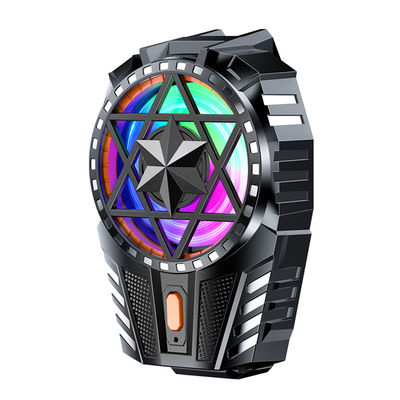 Un buon prezzo. X112 Telefono ventilatore di raffreddamento 300mah ricaricabile con luce RGB tre velocità regolabili in linea
