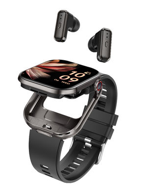 Un buon prezzo. T99 TWS Smart Watch 2-in-1 Bluetooth Auricolari 2.02''TFT schermo quadrato Bluetooth Call in linea