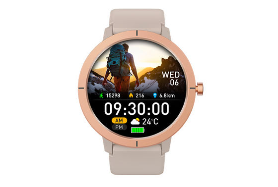 Un buon prezzo. Orologio Smart Donna Uomo 5ATM Impermeabile GPS Integrato Dual-band GNSS Bluetooth Oro E Bluetooth Equipaggiato in linea
