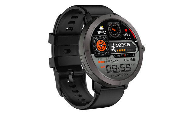 Smartwatch sportivo con bussola, Bluetooth per chiamate, militare, 1 pulsante e impermeabilità 5ATM per uomo, GNSS dual-band integrato 466*466