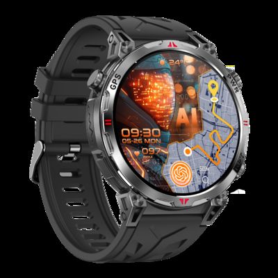 Un buon prezzo. 3ATM Impermeabile Fitness tracking BT Chiama GPS AMOLED 650Mah Smartwatch sportivo professionale in linea