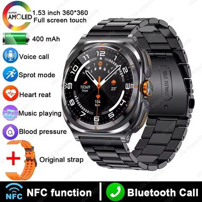 Un buon prezzo. Smartwatch 2 in 1 Multifunzionale e Auricolari Wireless Schermo Frequenza Cardiaca e Pressione Sanguigna in linea