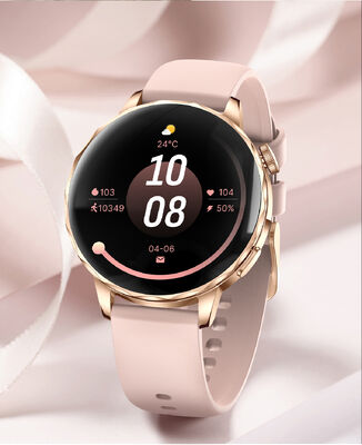Un buon prezzo. Smart Watch Dente Blu Call Sport Braccialetto Impermeabile Musica Frequenza cardiaca Sonno Donna Salute in linea