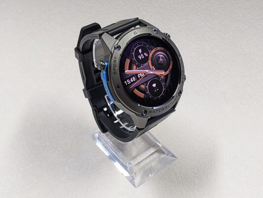 Smartwatch Sportiva GPS con altoparlante e microfono integrati per chiamate vocali Bluetooth a mani libere e Smart