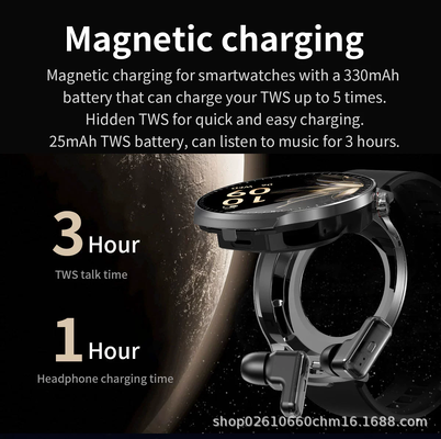 Un buon prezzo. Orologio Smart 2 In 1 Con Monitoraggio Multi-Sport, Sensore Di Battito Cardiaco E Lunga Durata Della Batteria online