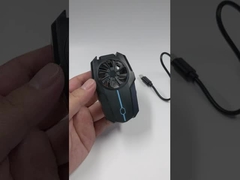 Ventola di raffreddamento per telefono cellulare F15, radiatore raffreddato ad aria, clip posteriore per giochi, per iPhone Android PUBG Gaming