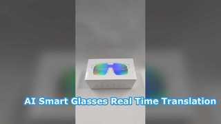 X01 AI ChatGPT Assistant, controllo vocale, fotocamera per traduzione in tempo reale Occhiali da sole AI Smart Glasses
