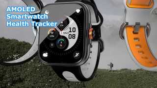 S216 Smart Watch Monitoraggio della salute Orologio GPS Chiamate Bluetooth Schermo AMOLED da 1,78 '' integrato Waterpr