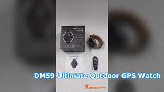 Smartwatch sportivo GPS DM59, display AMOLED HD da 1,43 pollici