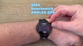 S666 Smartwatch AMOLED GPS Bluetooth Chiamata